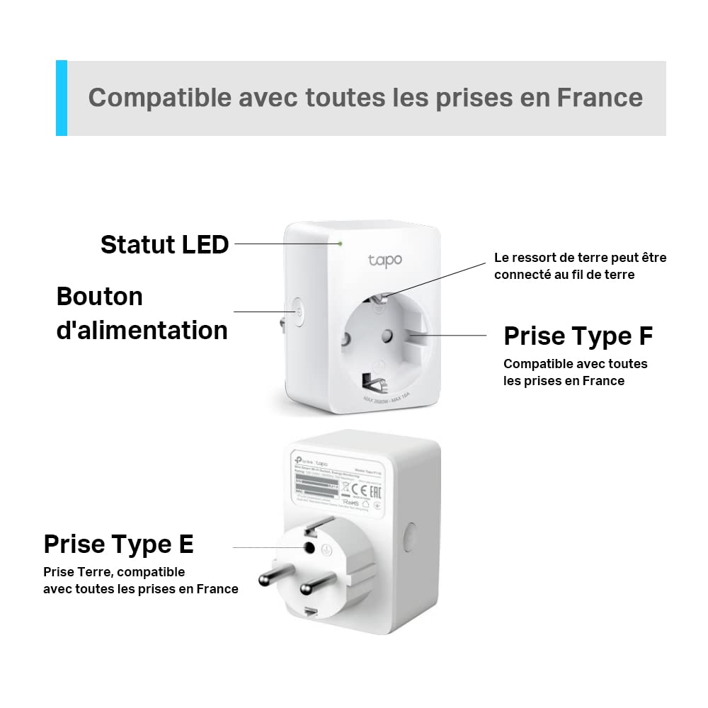 TP-LINK Mini Smart Wi-Fi Socket Energy Monitoring