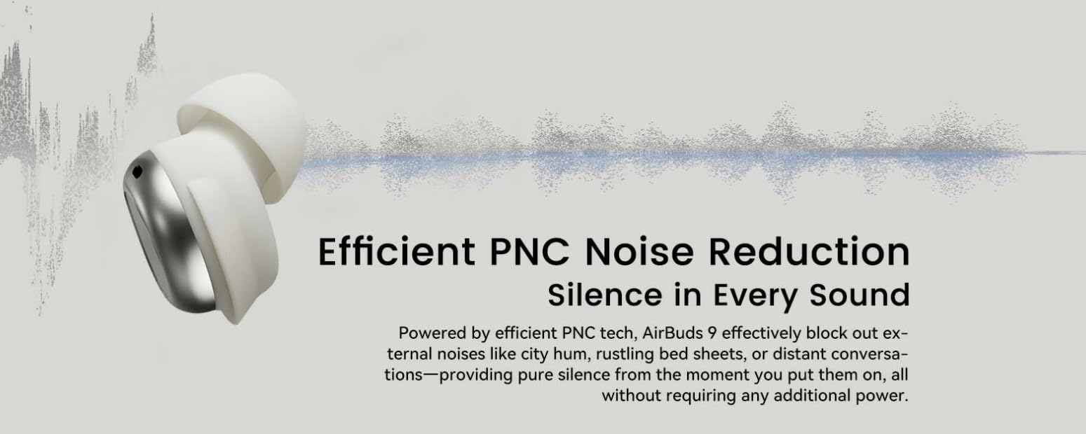 Blackview Airbuds 9 (Ã‰cran d'Affichage - Bluetooth 5.4) Blanc