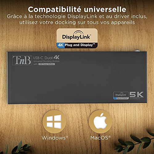 TNB 14in1 Docking Station The Professional Product To Connect Your Computer USB Type C Input