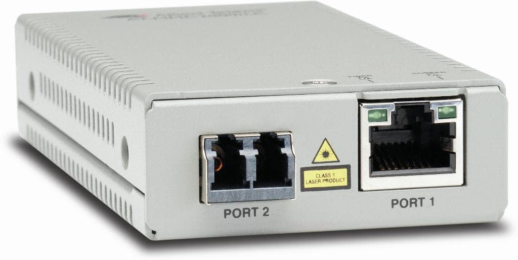 ALLIED TAA 10/100TX to 100FX/LC MM Media Rate Converter Multi-region PSU