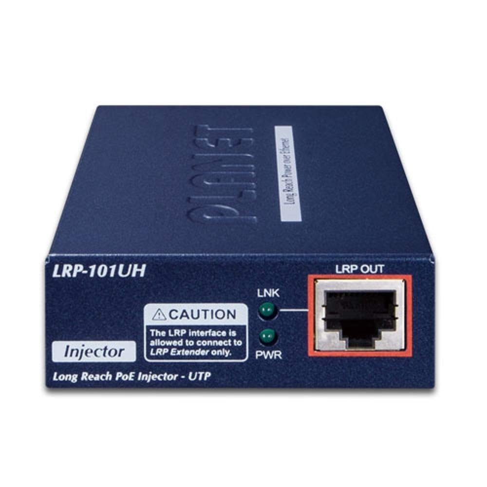 PLANET LRP-101U-KIT prolongateur réseau Émetteur et récepteur réseau Bleu 10, 100 Mbit/s