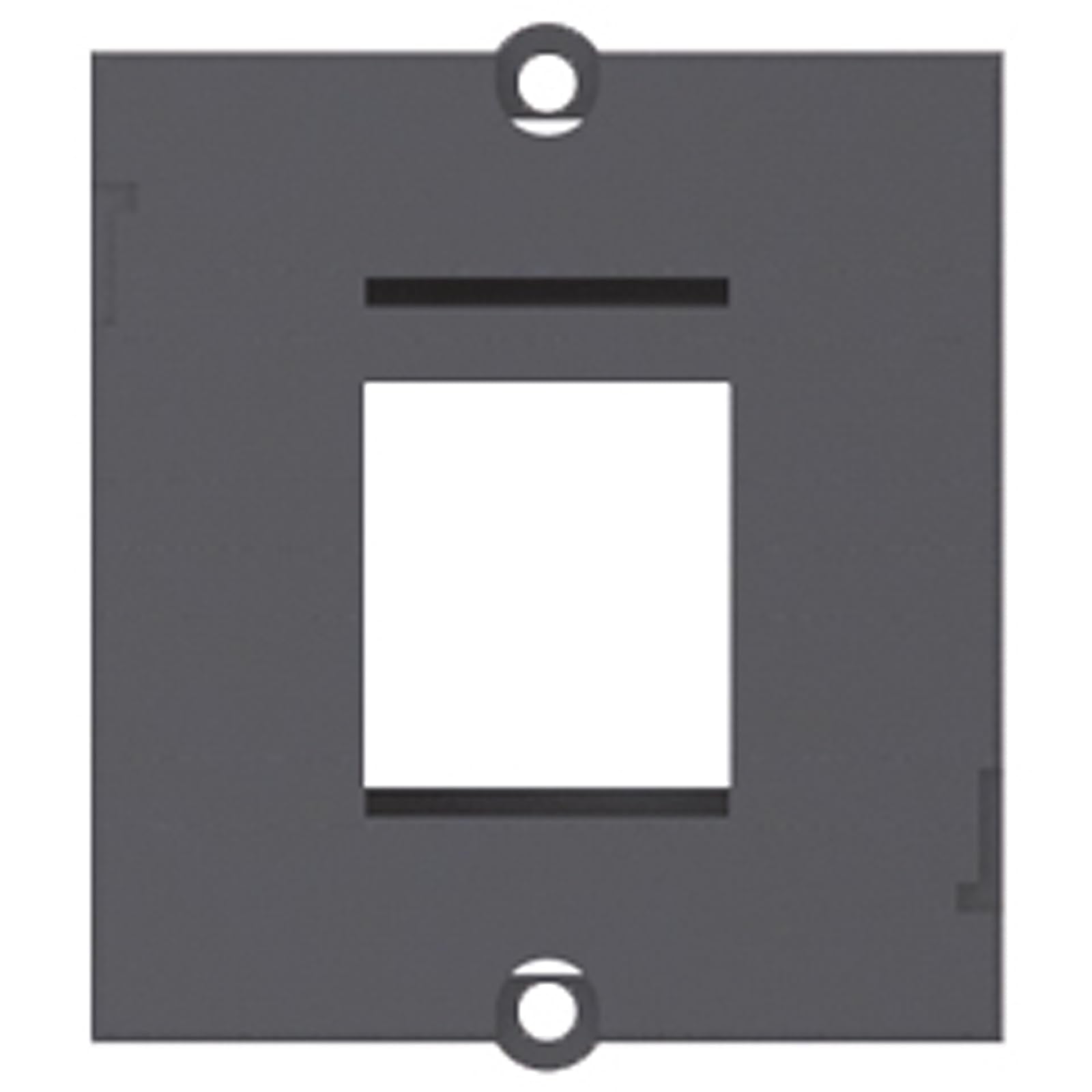 BACHMANN Plastron vide 1 embase keystone (RJ45, USB, HDMI)