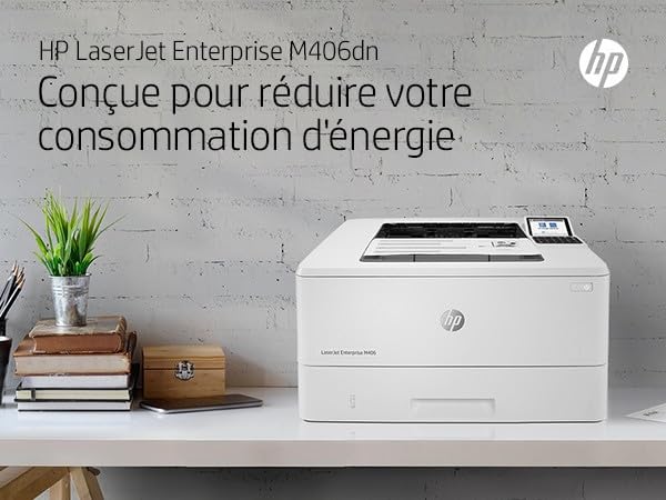 HP LaserJet Enterprise M406dn Printer Mono Duplex laser A4 1200x1200dpi 40ppm 350sheets USB LAN