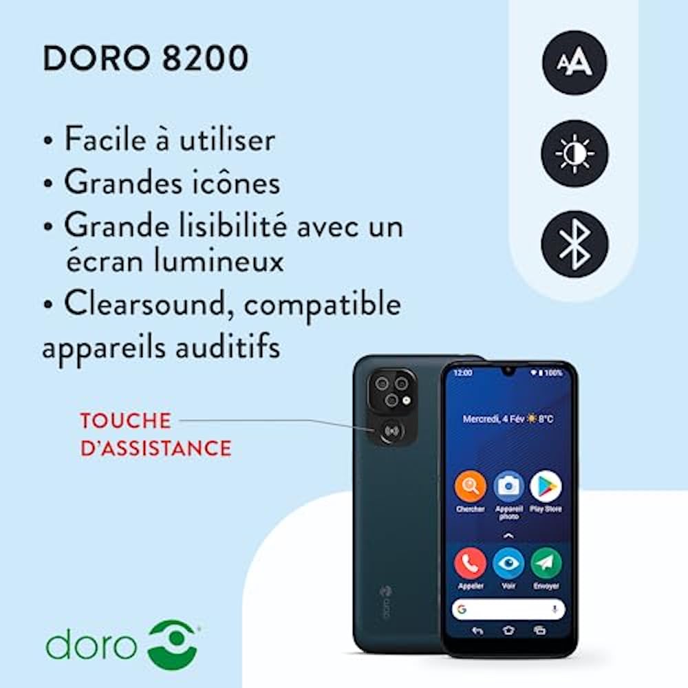 Doro 8200 Plus DARK BLUE