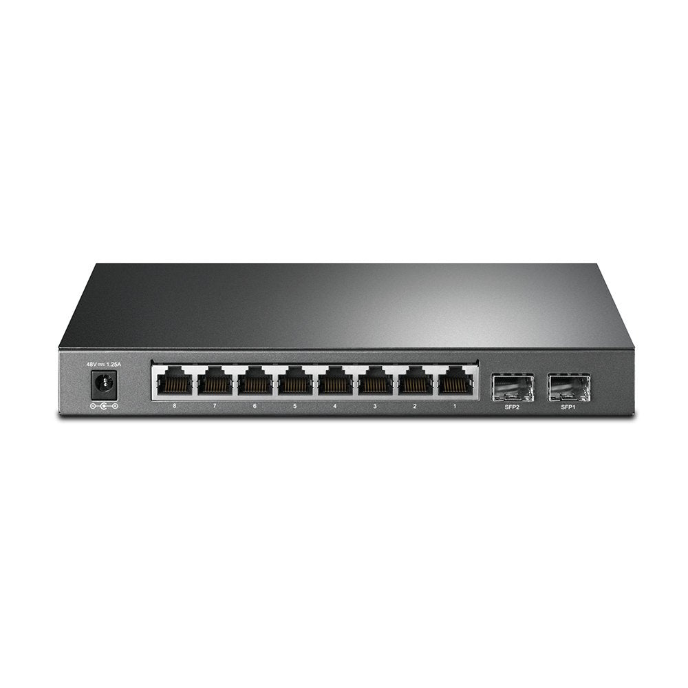 8 Port Smart PoE Switch with 2 SFP ports