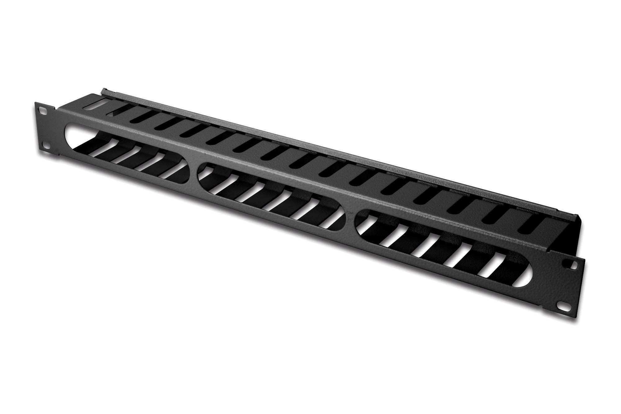 "Digitus Panneau de guidage des câbles avec couvercle amovible pour armoires de 483 mm (19""), 1 U"