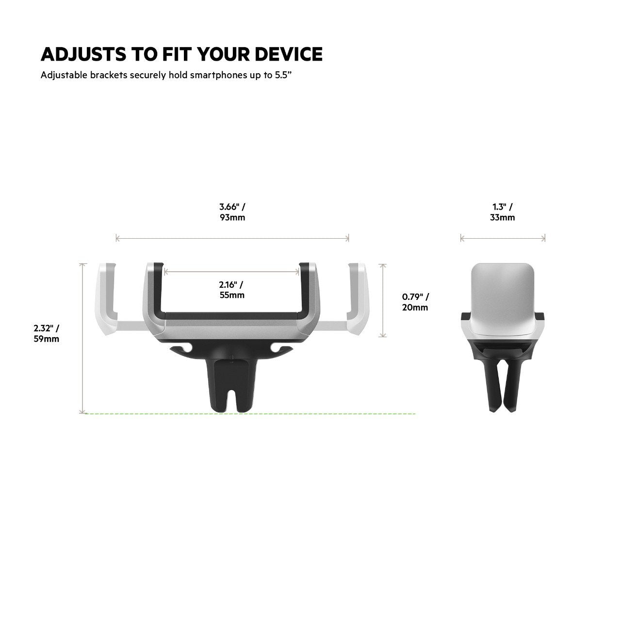 BELKIN Car Vent Mount for Smartphone Black