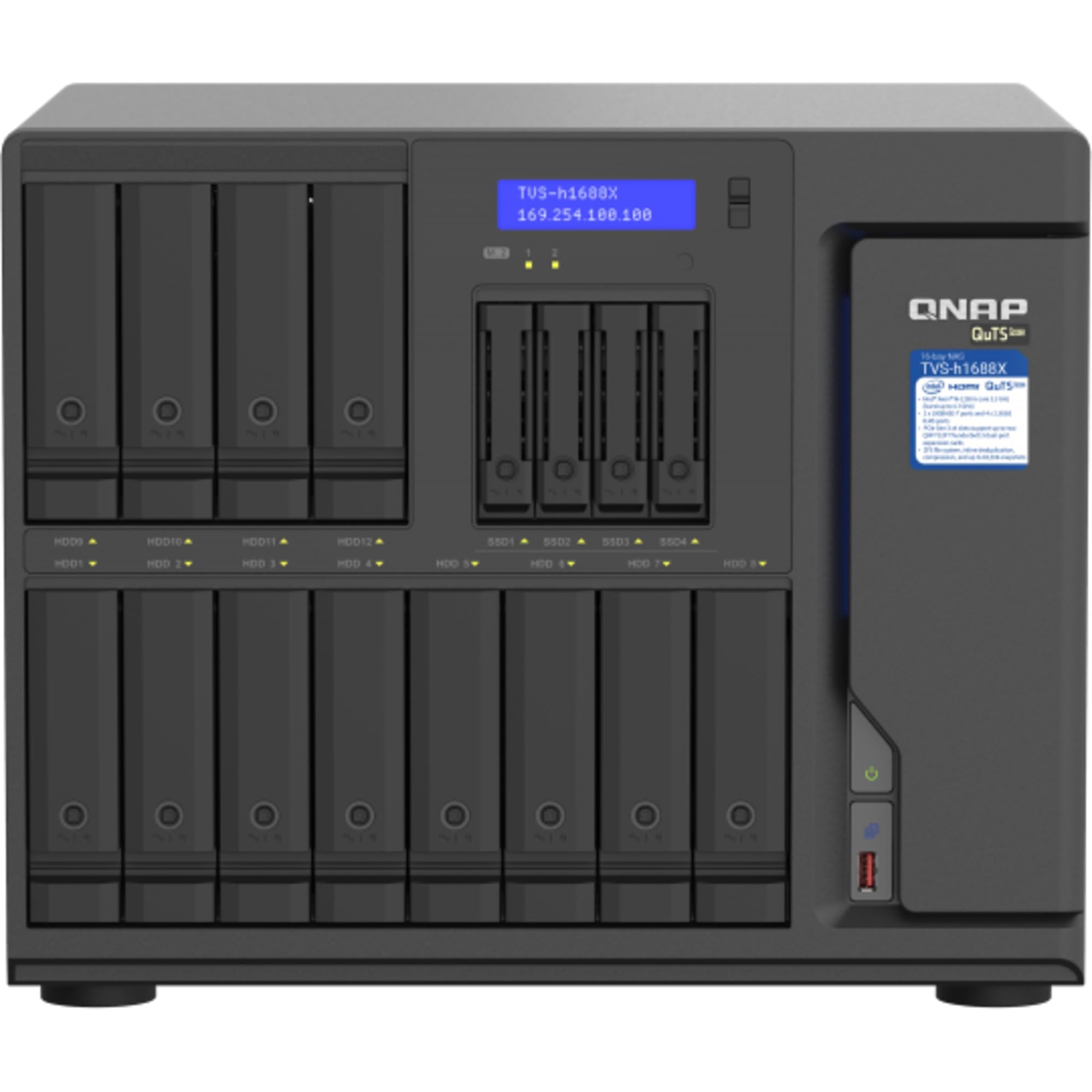 16-Bay TurboNAS Xeon W-1250 32GB RAM