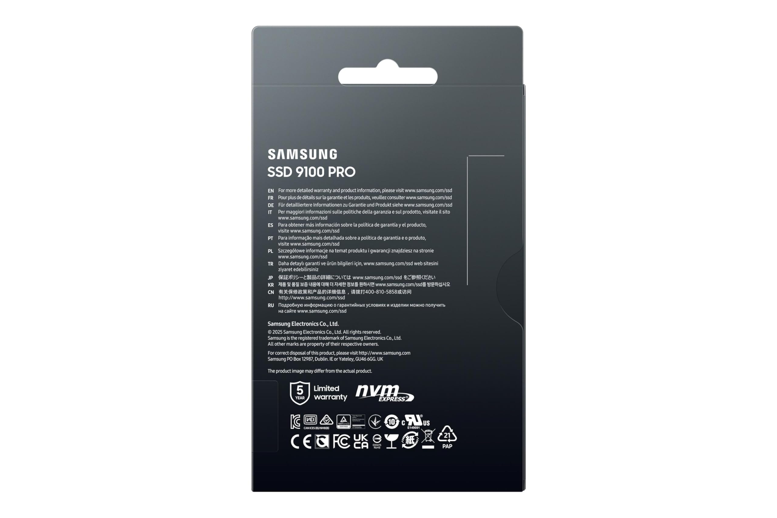 9100PRO 4TB SSD M.2 NVMe PCIe 5
