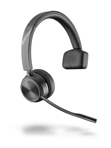 POLY Savi 7210 Monaural DECT 1880-1900 MHz Top Sans fil A la main Bureau/Centre d'appels Noir