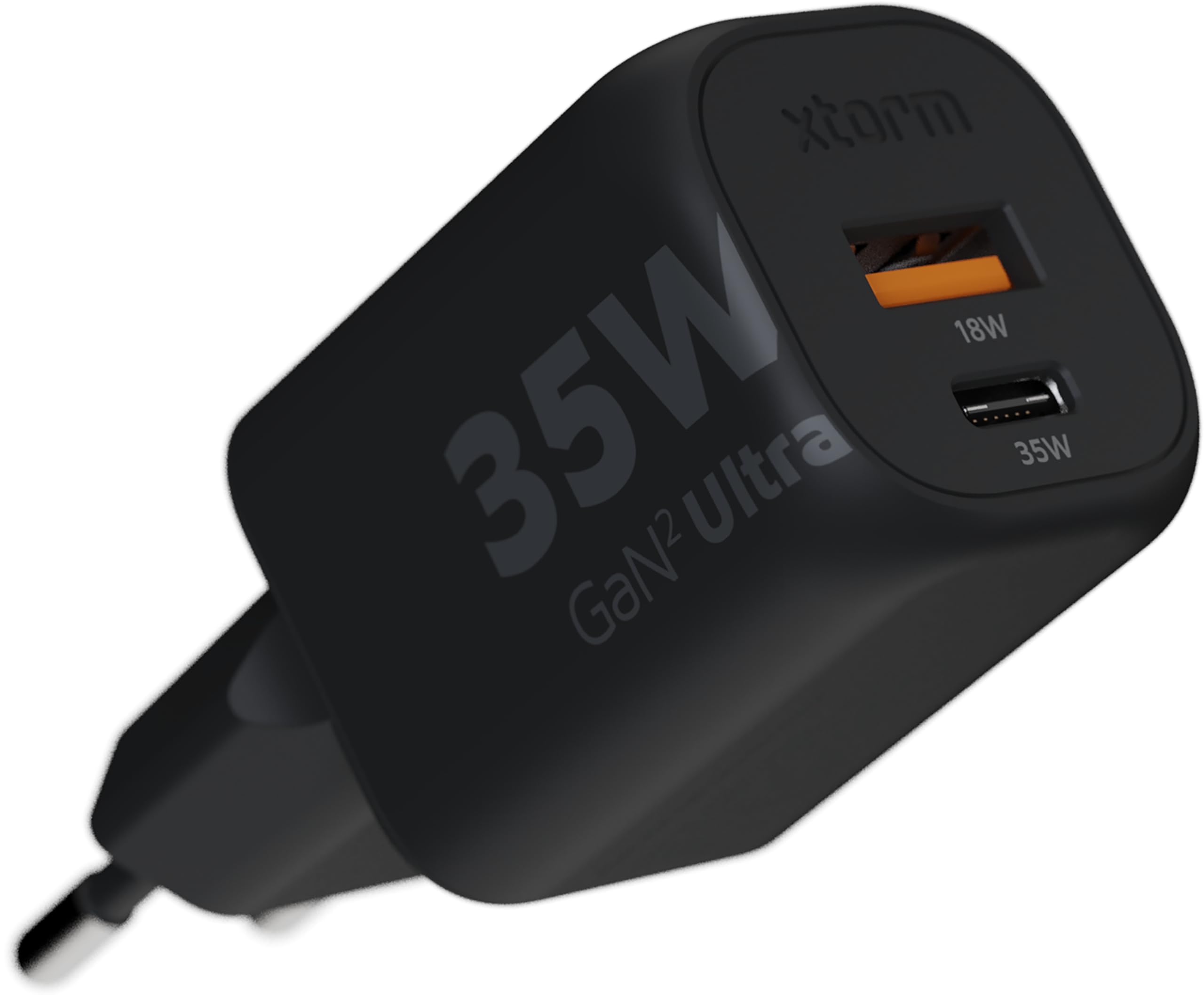 XTORM Chargeur mural écologique XEC0351 35 W 2 ports USB-A USB-C PD certifié GRS