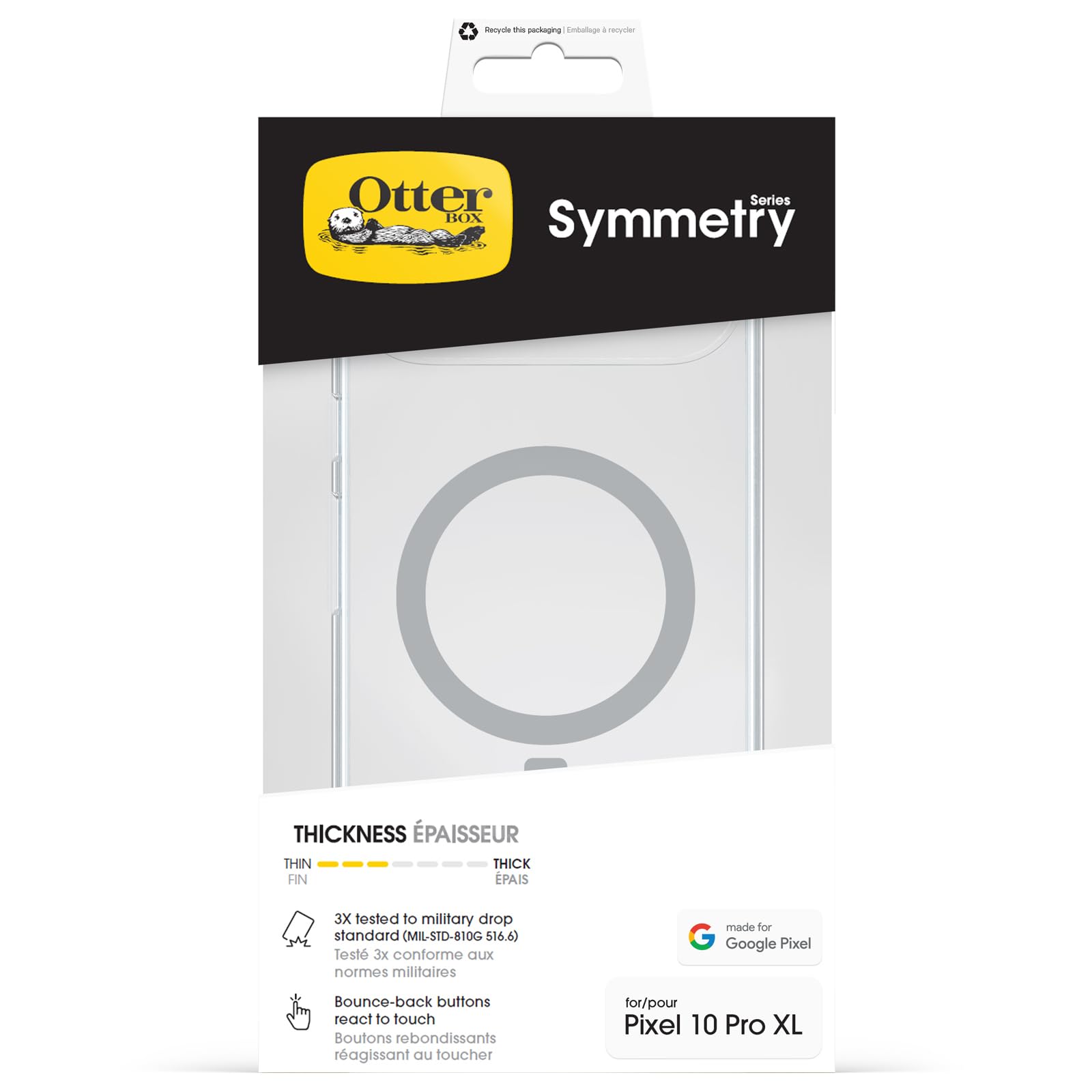 SymmetryClear Magnets Pixel10ProXL clear