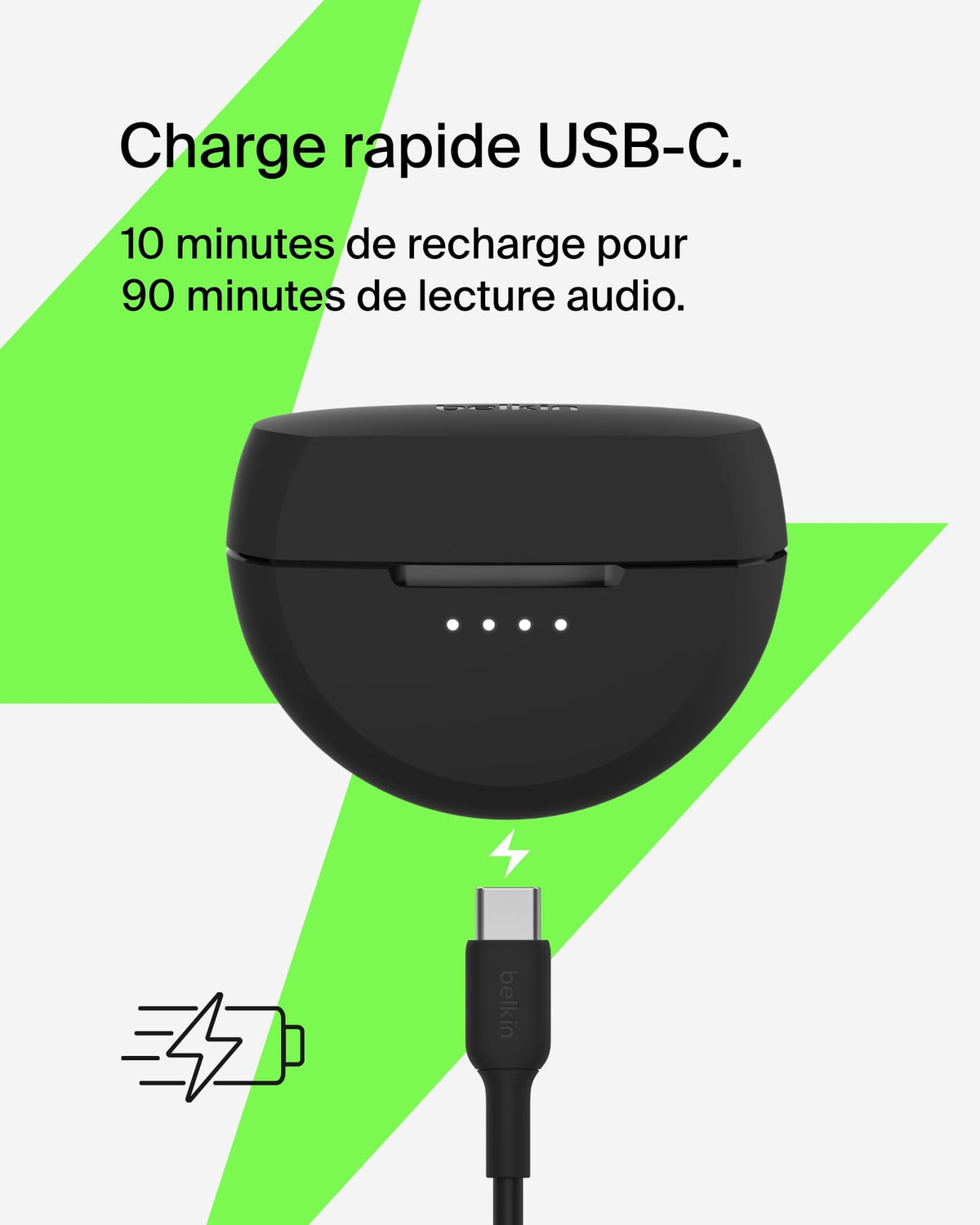 BELKIN SOUNDFORM RHYTHM True Wireless Earbuds Black