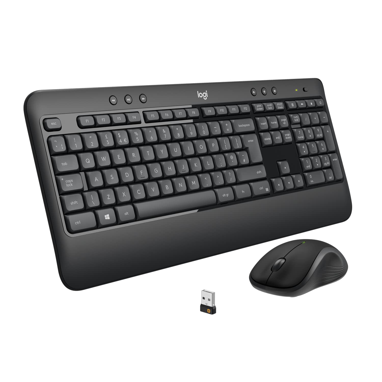 Logitech MK540 Advanced clavier Souris incluse Universel RF sans fil QWERTY US International Noir
