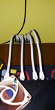 LINDY Cat.6A S/FTP LSOH White 0.3m Patchcable
