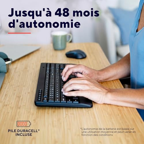TRUST Pack clavier & souris sans fil TREZO (FR)
