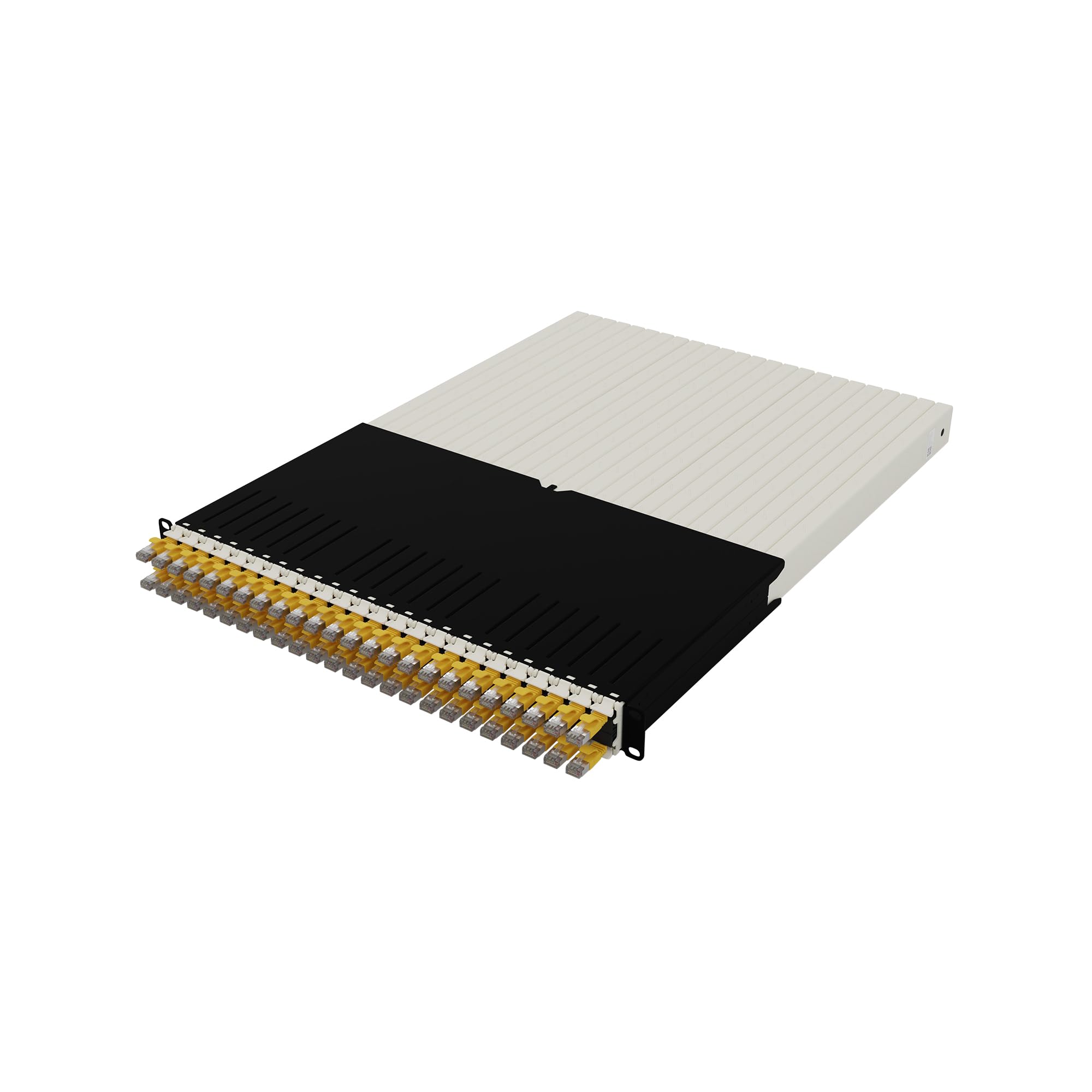 PATCHBOX ONE 24x CAT6A STP JAUNE 1,8 m 30U