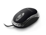 Mini souris optique lumineuse noire USB