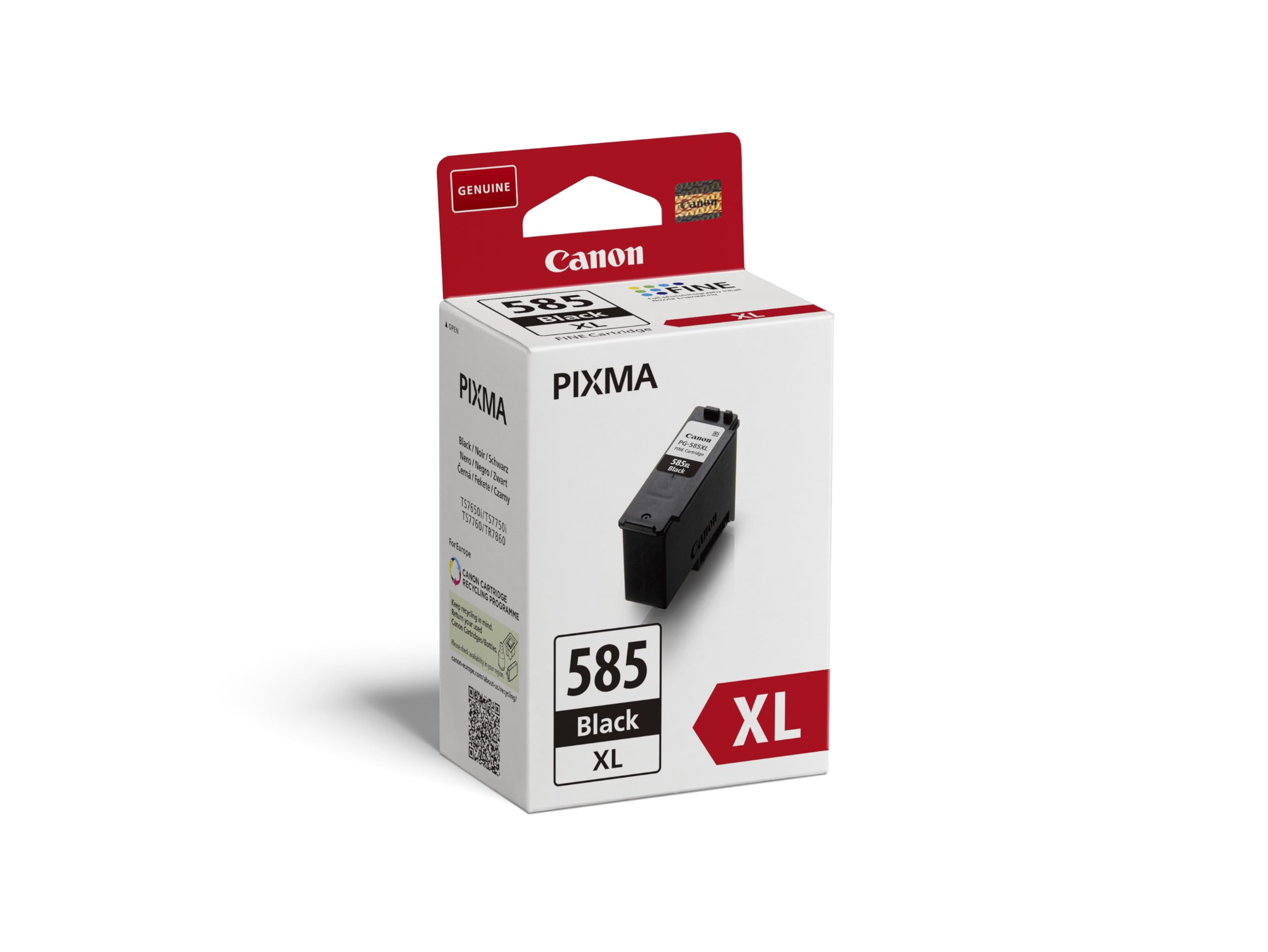 CANON pg-585xl Ink Cartridge Europe