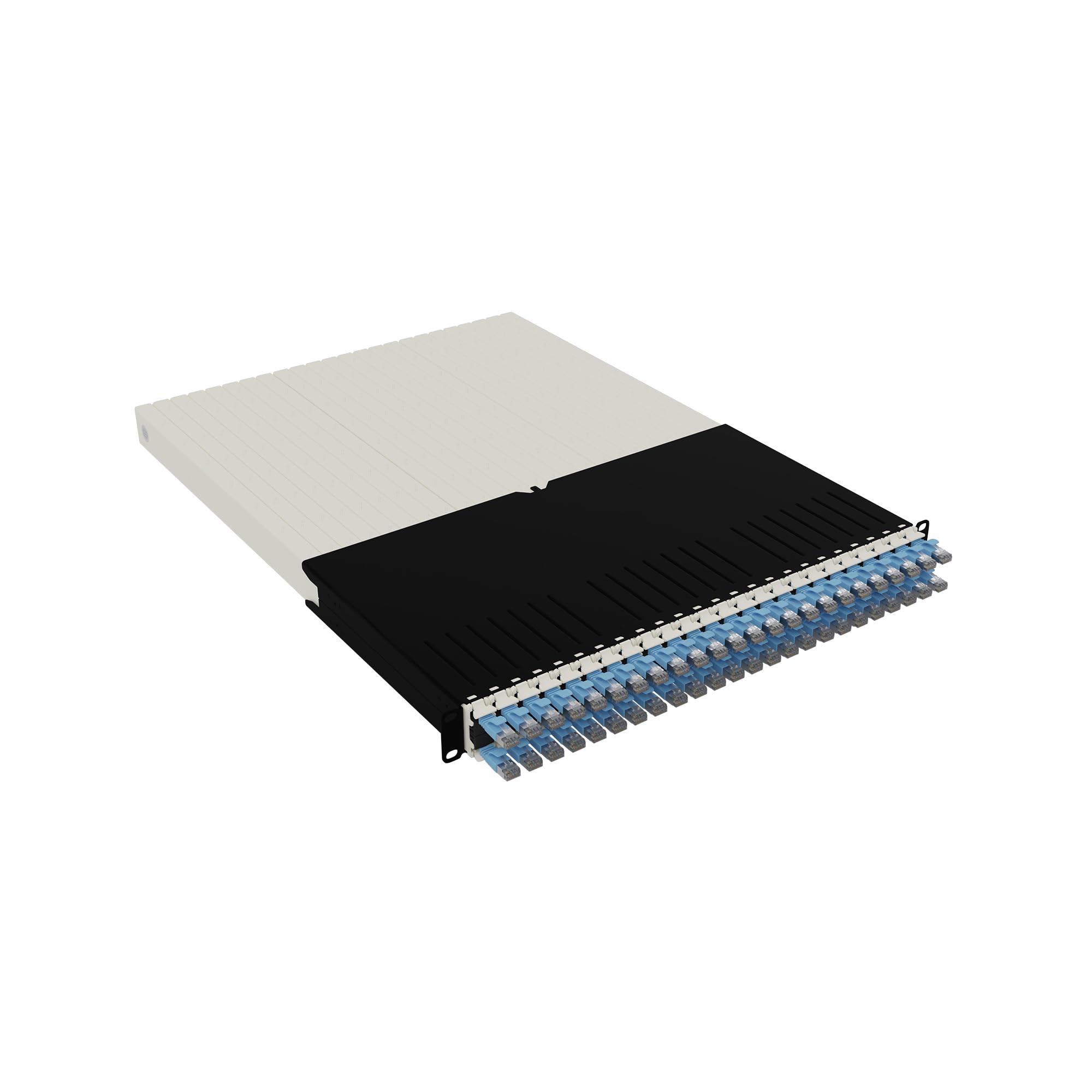 PATCHBOX ONE 24x CAT6A STP BLEU 1,8 m 30U