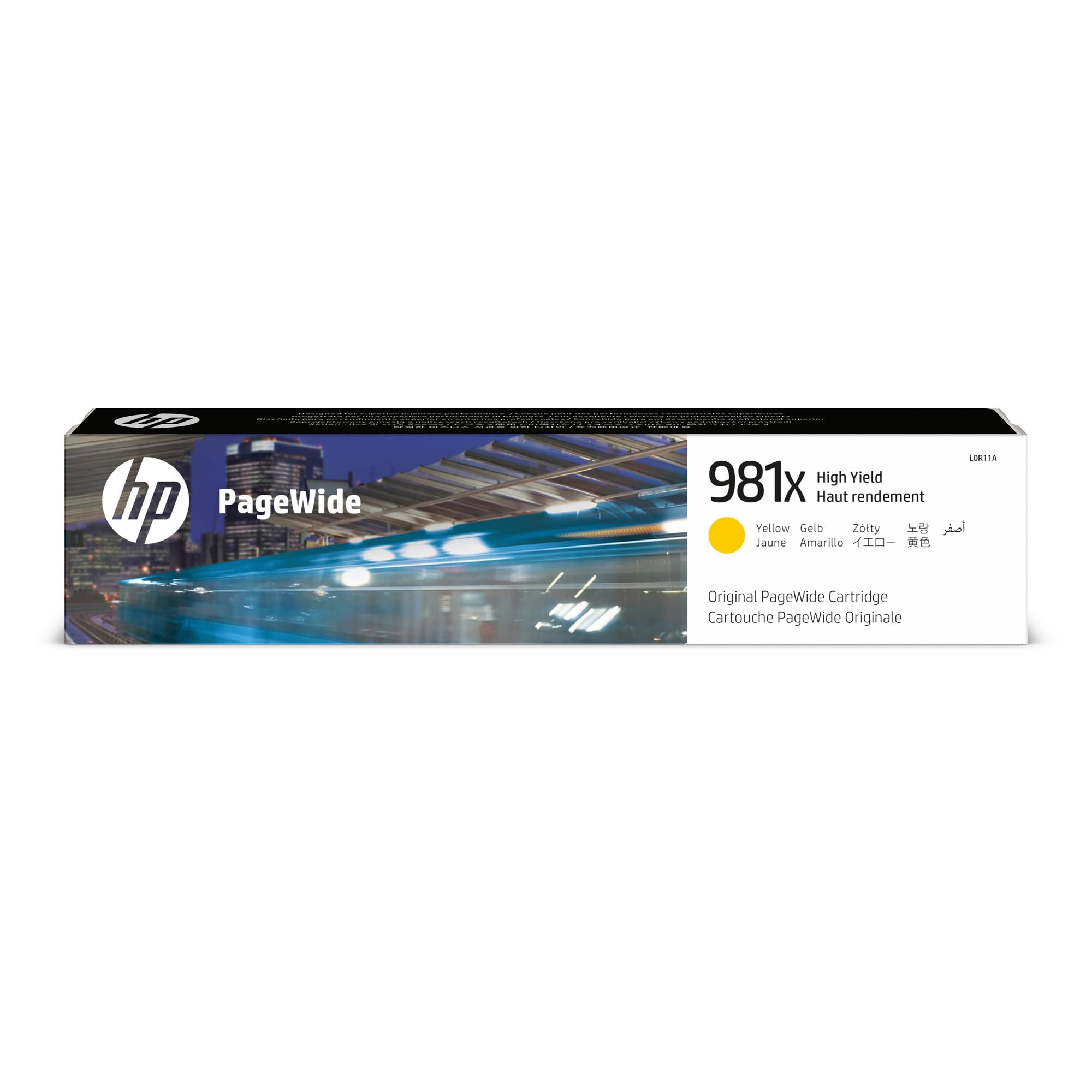 HP 981X original High Yield Yellow PageWide Cartridge L0R11A