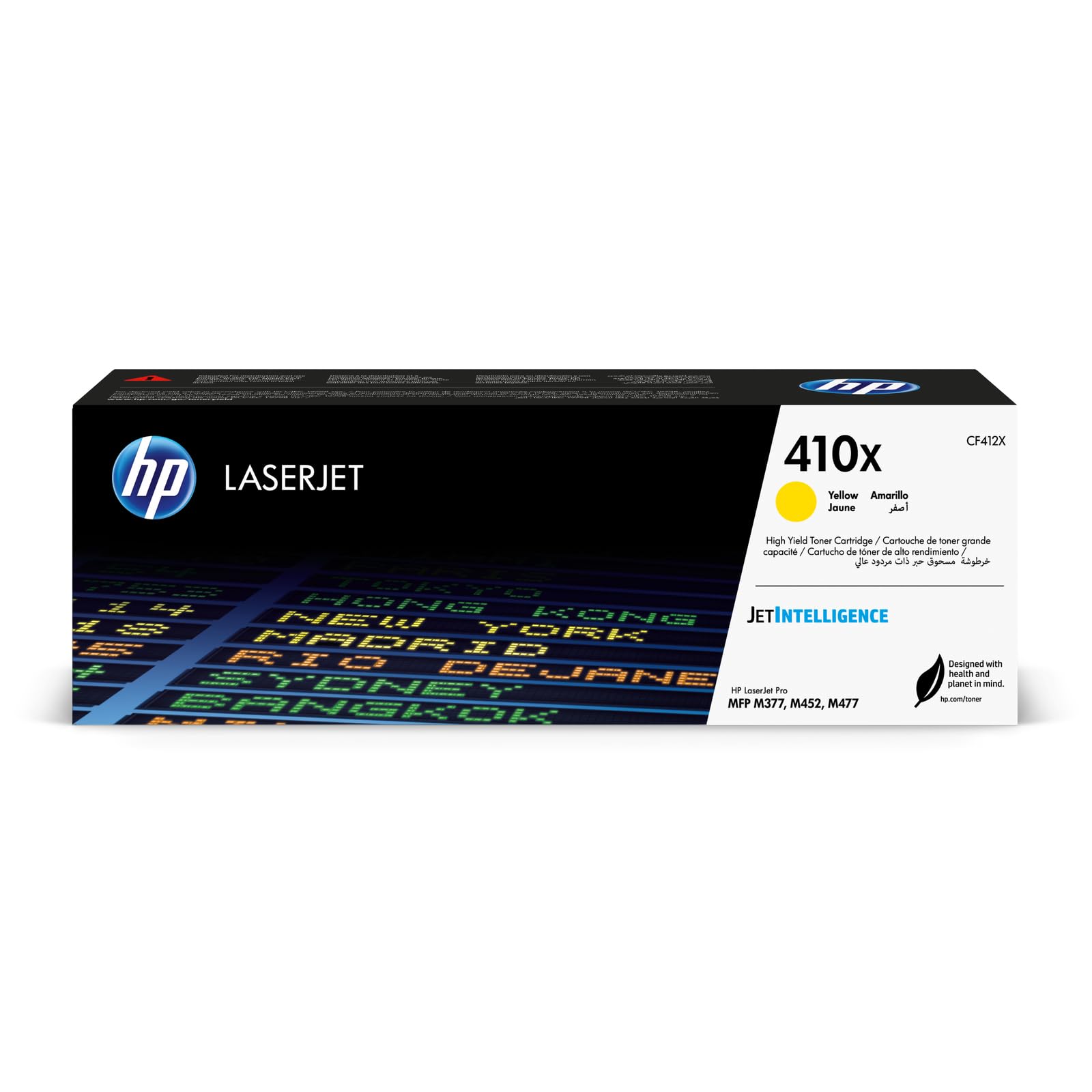 HP 410X original Toner cartridge CF412X yellow HY