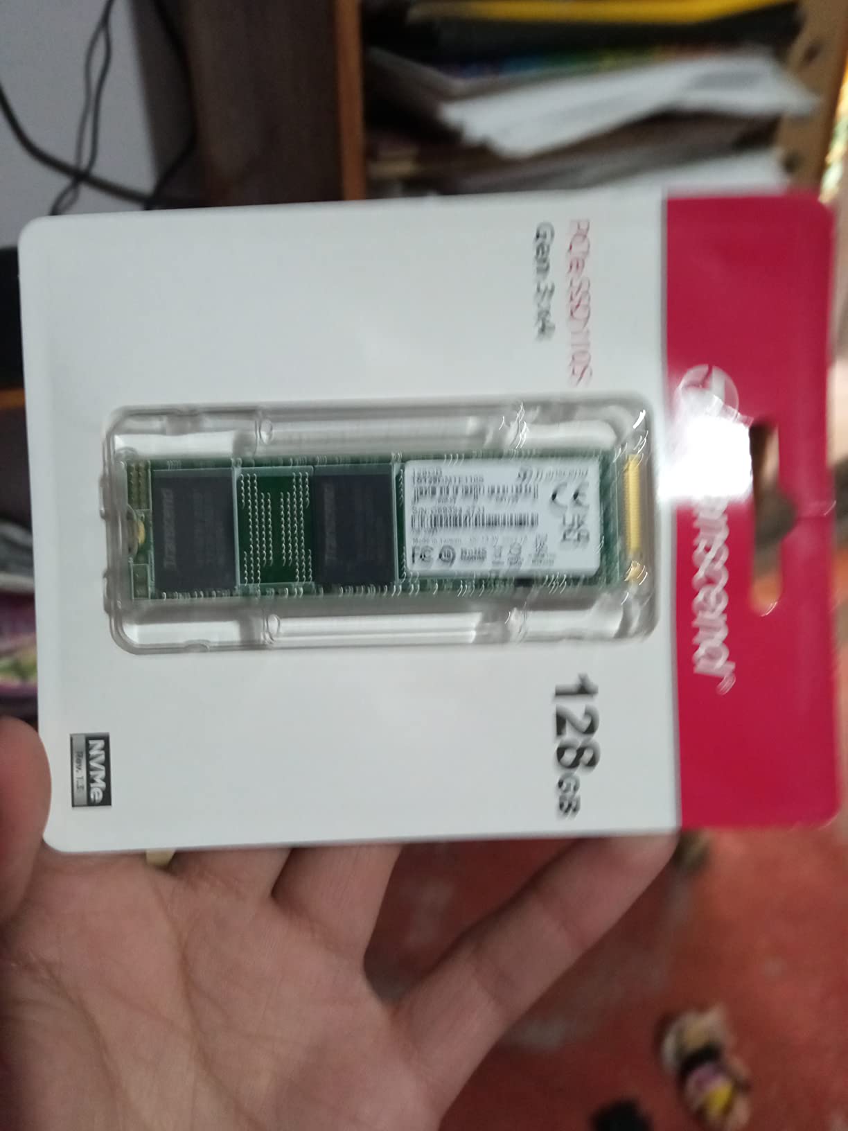 TRANSCEND 512Go M.2 2280PCIe Gen3x4 puce 3D TLC sans DRAM