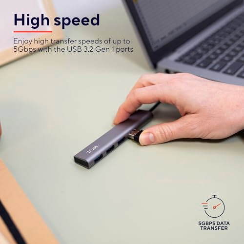 TRUST Hub USB-A HALYX 4 ports USB 3.2
