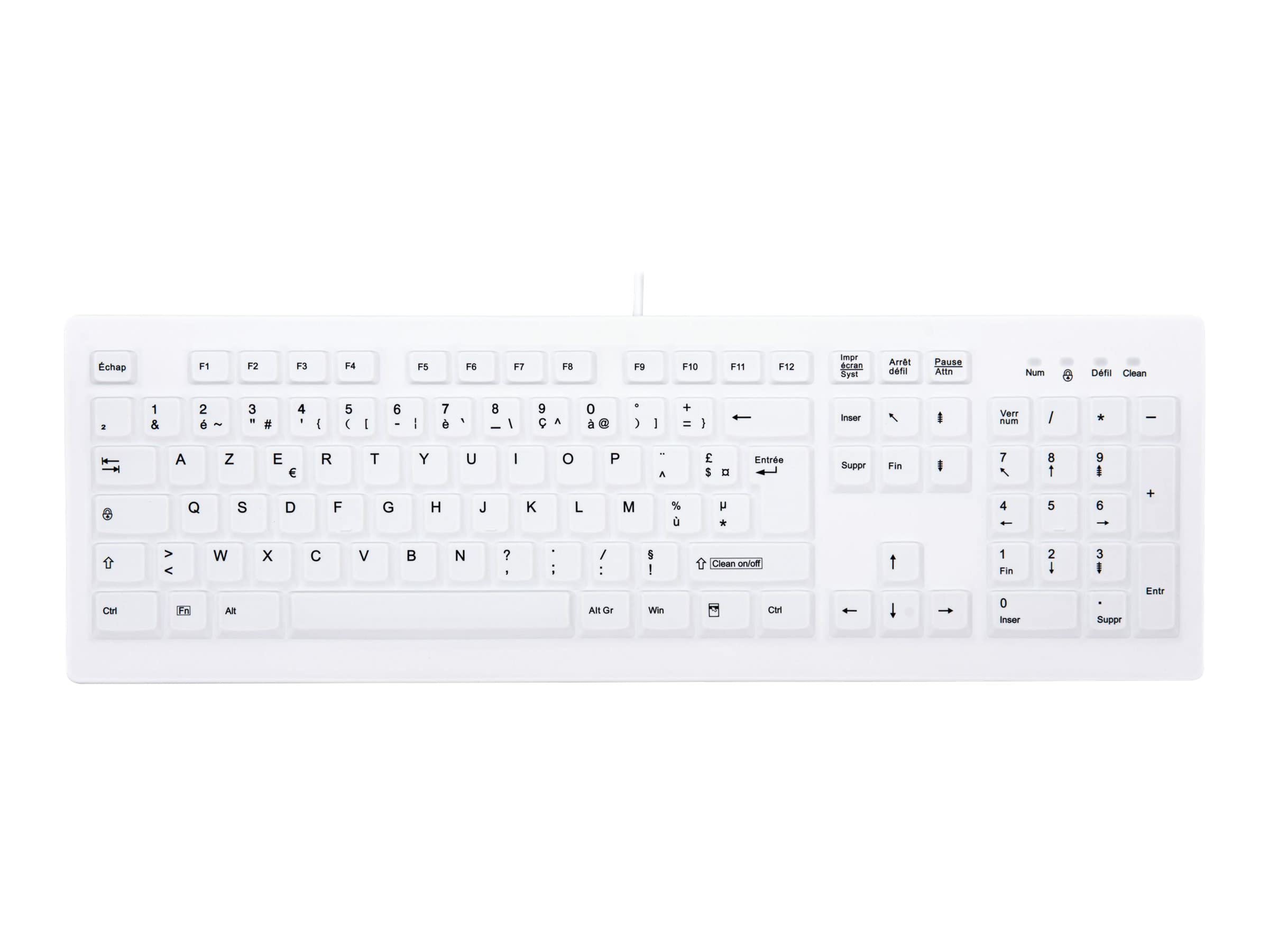 CONTOUR ACTIVE KEY Clavier filaire AK-C8100 FR blanc IP68