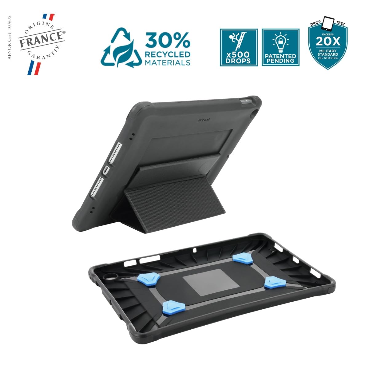 PROTECH-Case+kickstand+handstrap for iPa