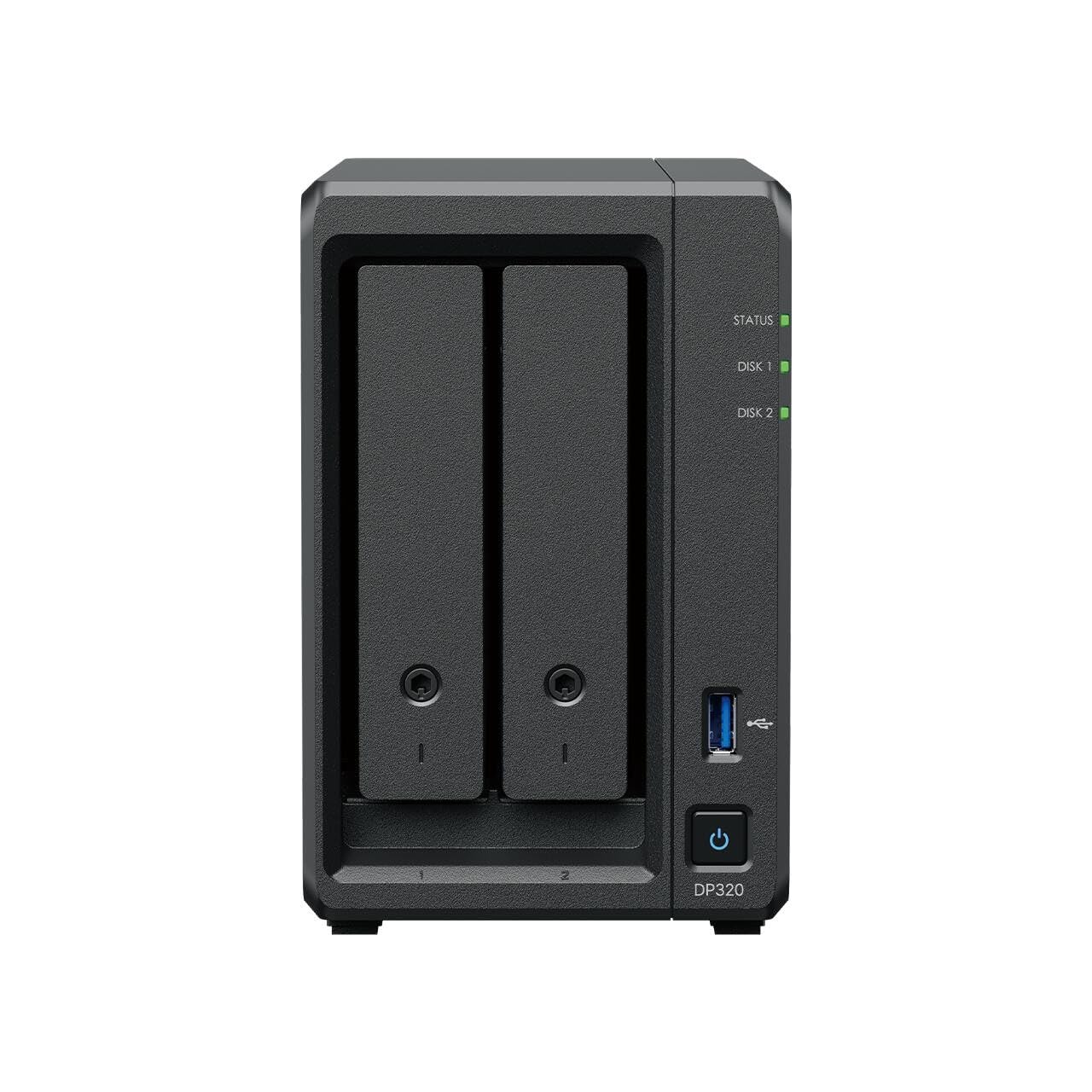 SYNOLOGY DP320 Backup Solution 2 Sockets AMD Ryzen Embedded R1600 8Go Memory