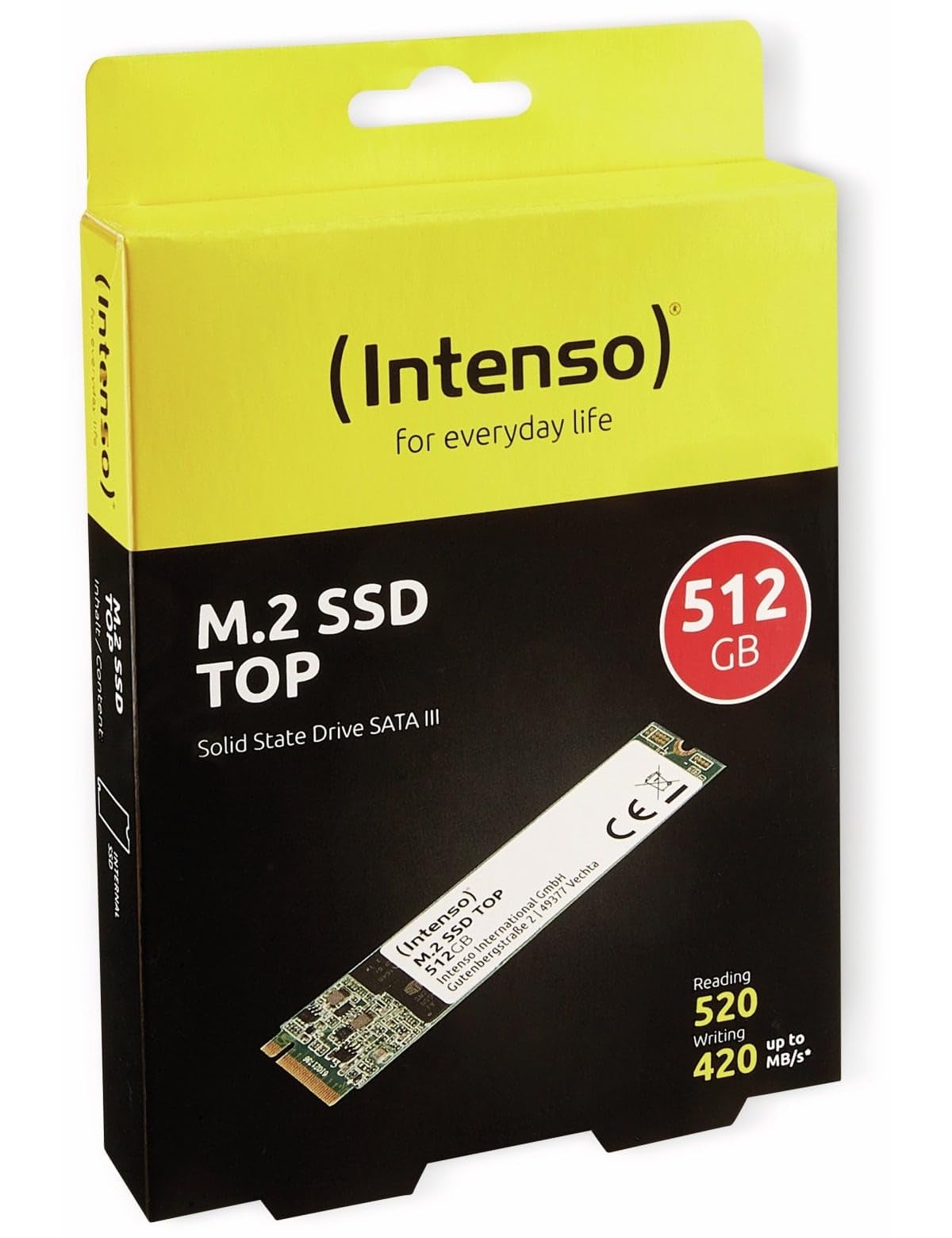 INTENSO TOP - Disque M.2 - 512 Go - SATA 6Gb/s