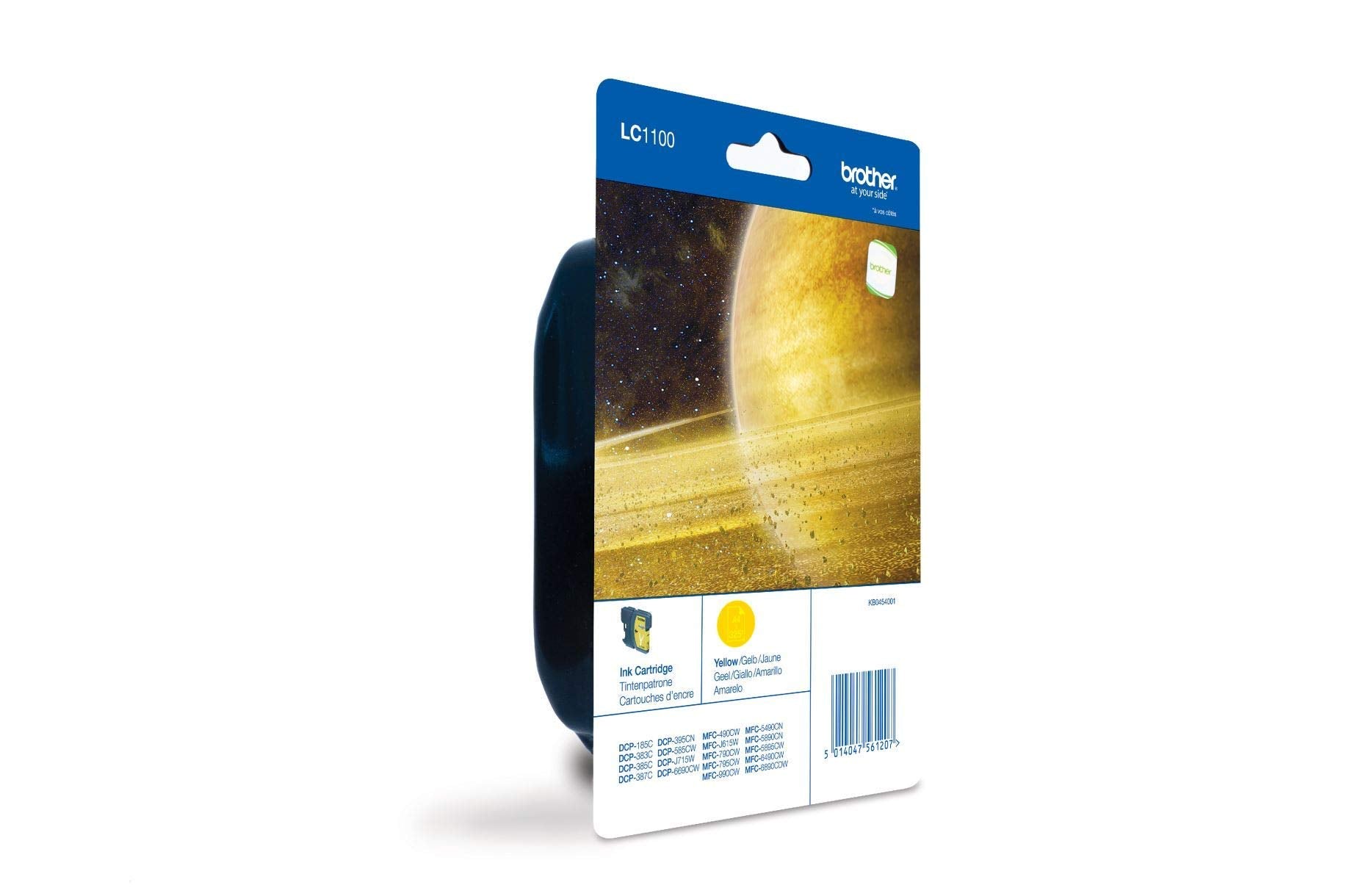 BROTHER LC-1100 cartouche d encre jaune capacité standard 7.5ml 325 pages pack de 1