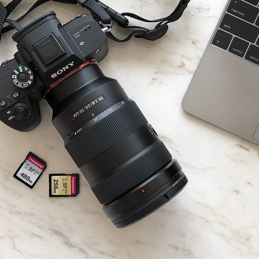 TRANSCEND 128Go UHS-I U3 Carte SD puce MLC pour appareil photo Reflex