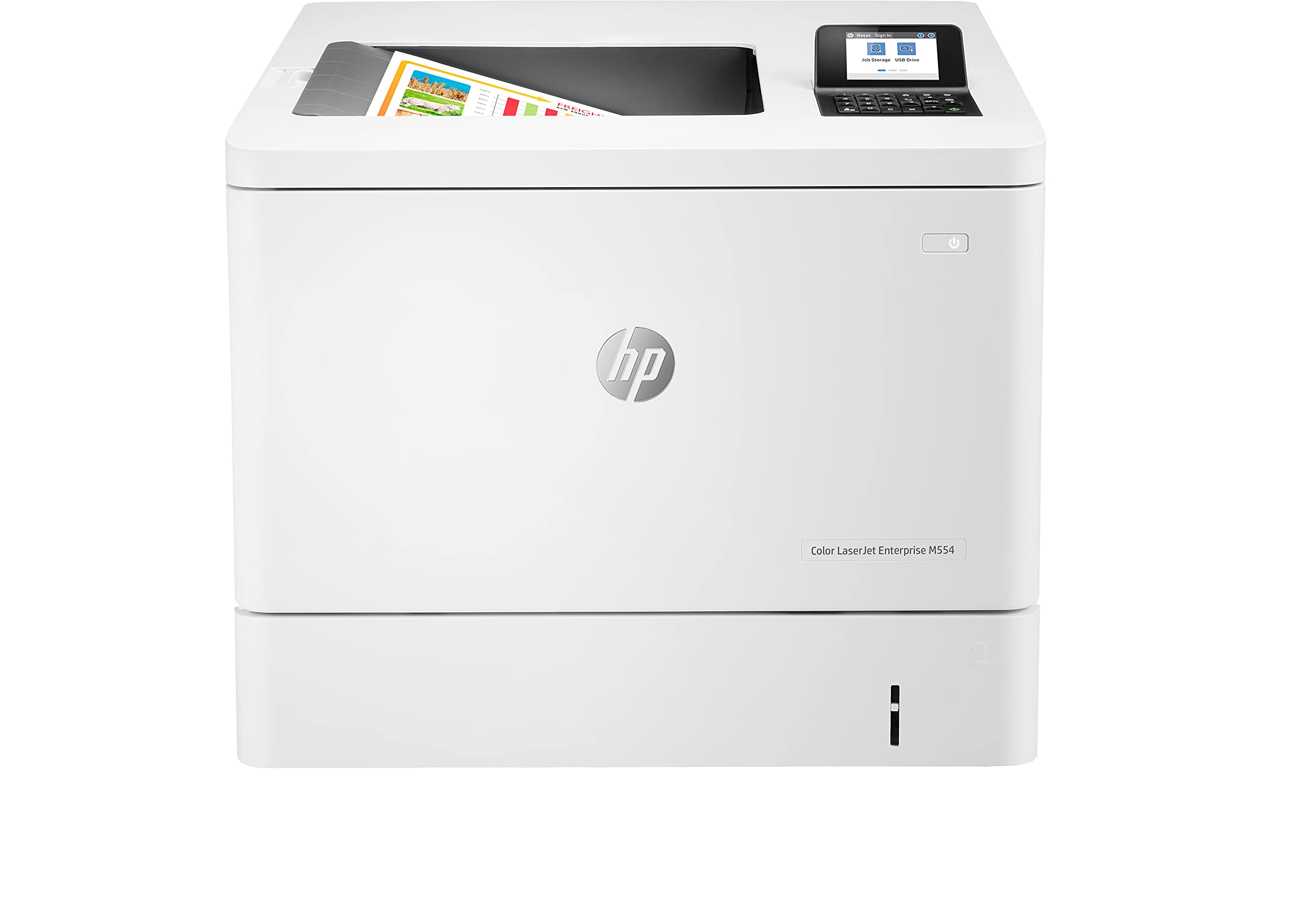 HP Color LaserJet Enterprise M554dn produit neuf emballage abimé A4 color laser USB 33ppm (P)