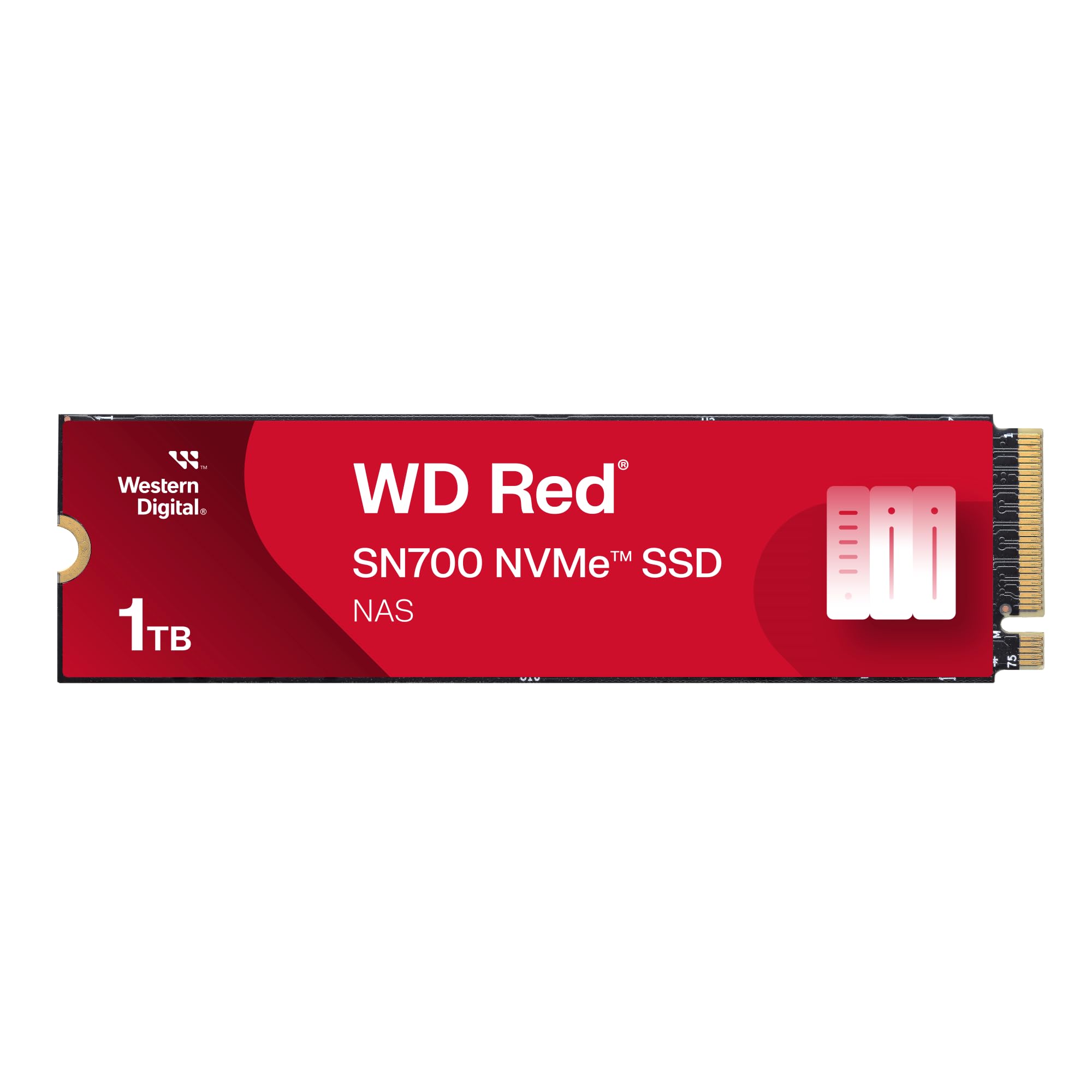 WD Red SSD SN700 NVMe 1To M.2 2280 PCIe Gen3 8Gb/s internal drive for NAS devices POWERED BY SANDISK