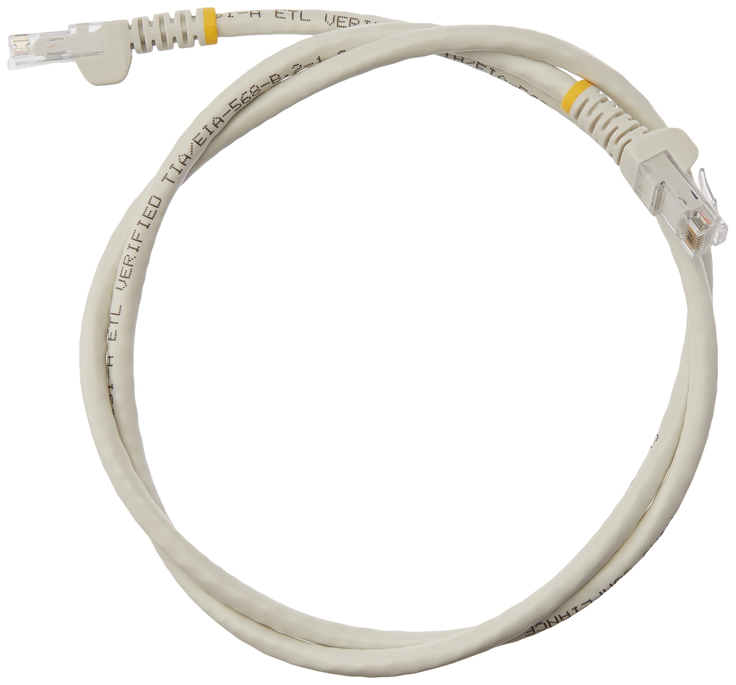 1m White Snagless UTP Cat6 Patch Cable