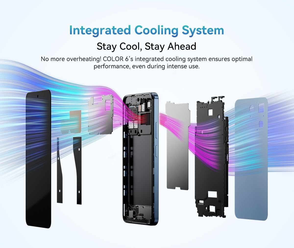 Blackview Color 6 (Double Sim - 6.67''- 128 Go, 8 Go RAM) Bleu