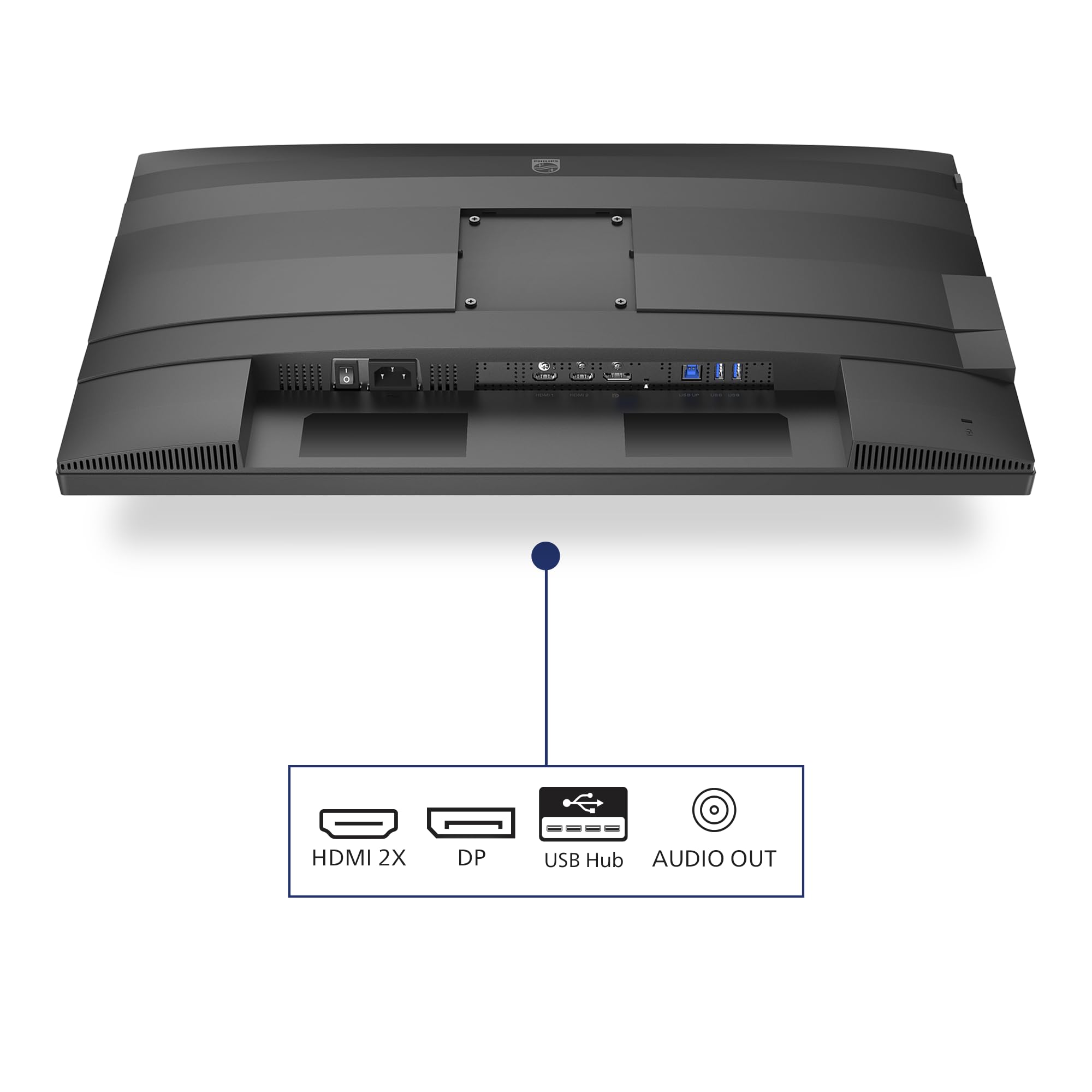 PHILIPS 24B2G5200/00 Ecran 23.8p FHD IPS 75Hz D-SUB HDMI 1.4 DP 1.2