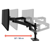 LX PRO ARM DUAL DISPLAY STACKING