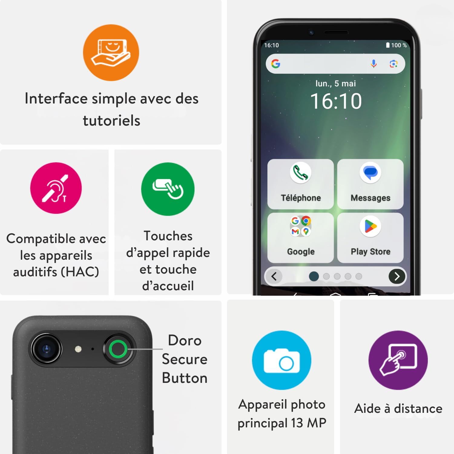 Doro Aurora A10 BONE
