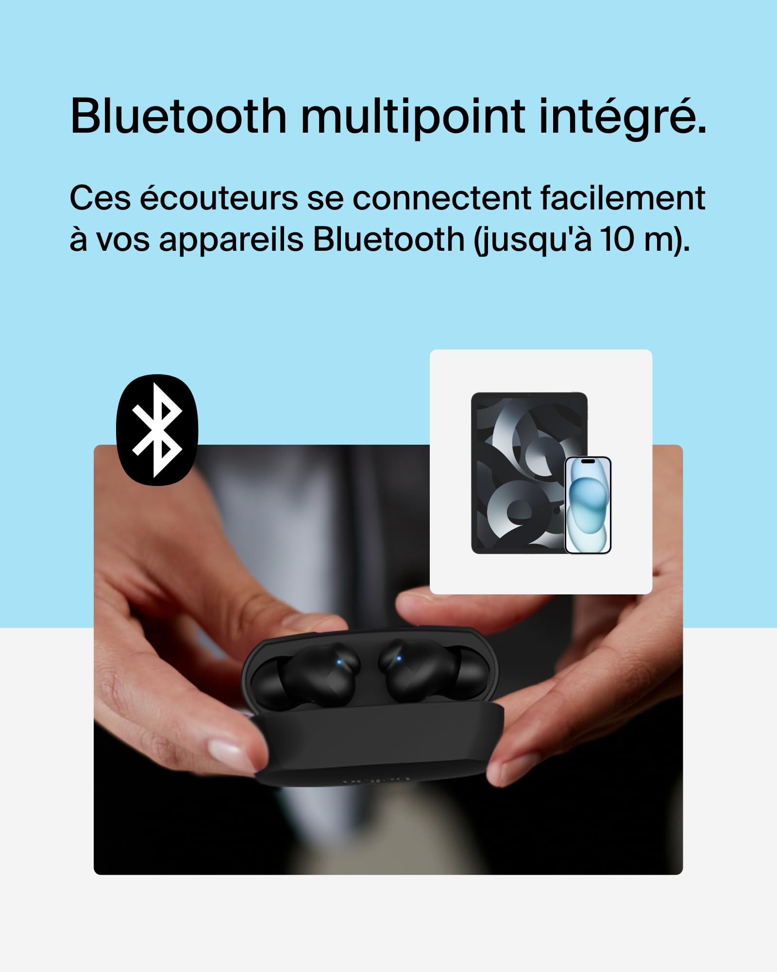 BELKIN SOUNDFORM RHYTHM True Wireless Earbuds Black
