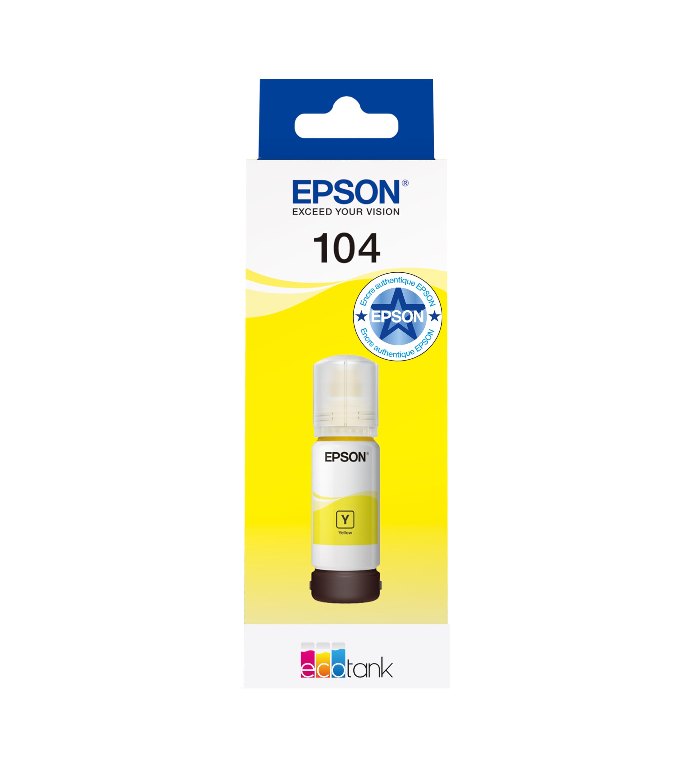 EPSON 1LB 104 EcoTank Yellow ink bottle