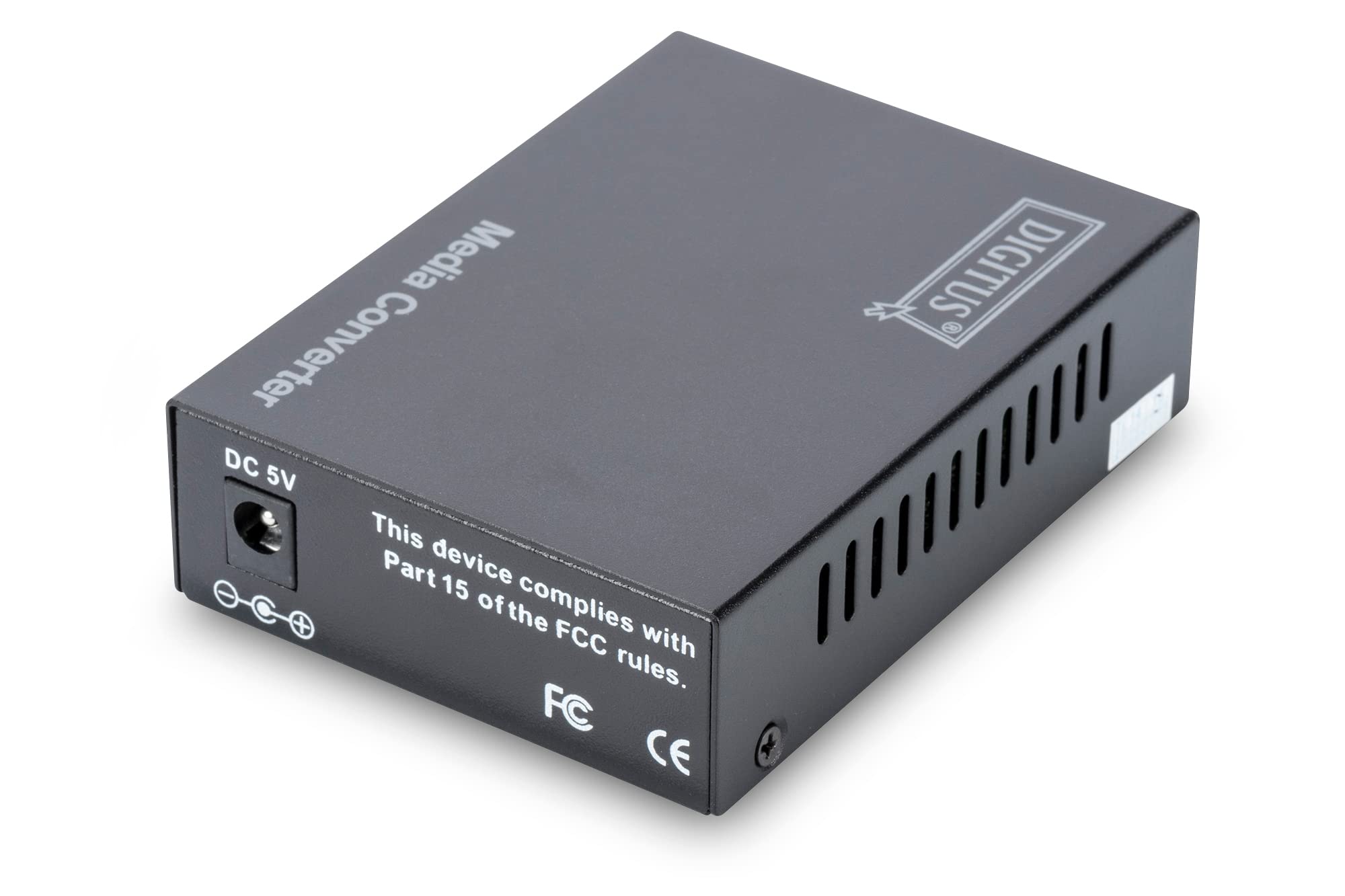 Digitus DN-82130 convertisseur de support réseau 1000 Mbit/s Noir