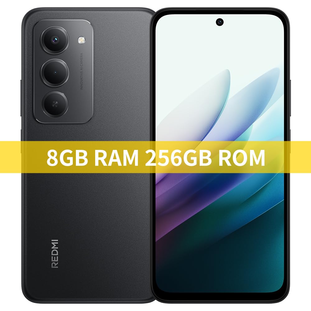 Xiaomi Redmi 15 4G (6.9''- NFC - 256 Go, 8 Go RAM) Noir