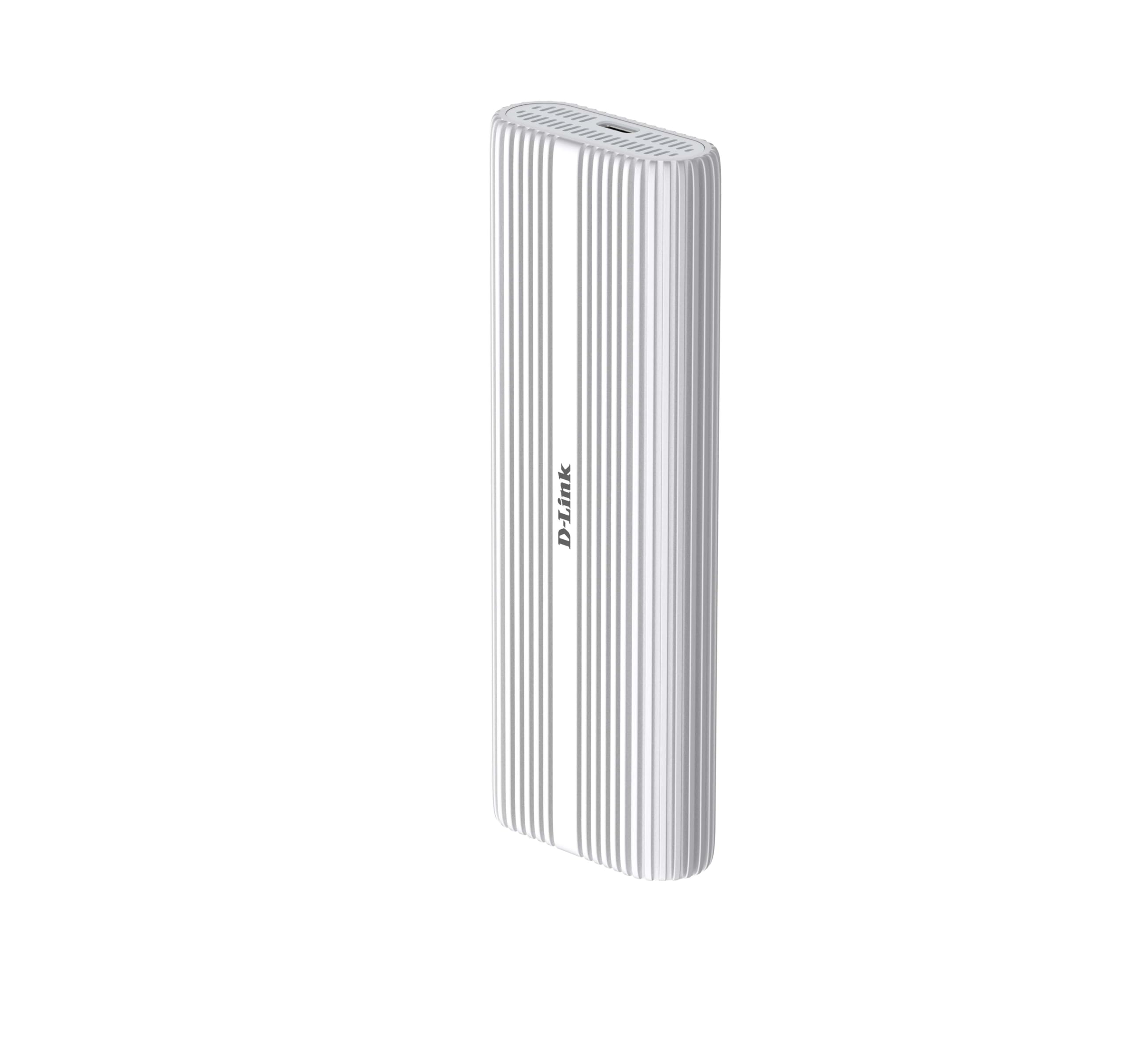 D-LINK Boîtier SSD USB-C M.2 NVMe/NGFF Supporte SSD jusquà 8TB Vitesse de transfert jusquà 40Gbps