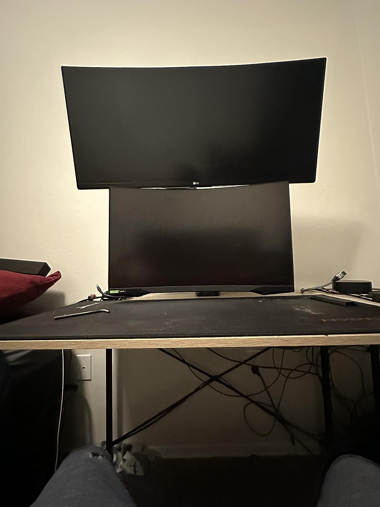 FELLOWES Bras Porte-Ecrans Double Blanc Platinum Series