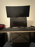 FELLOWES Bras Porte-Ecrans Double Blanc Platinum Series
