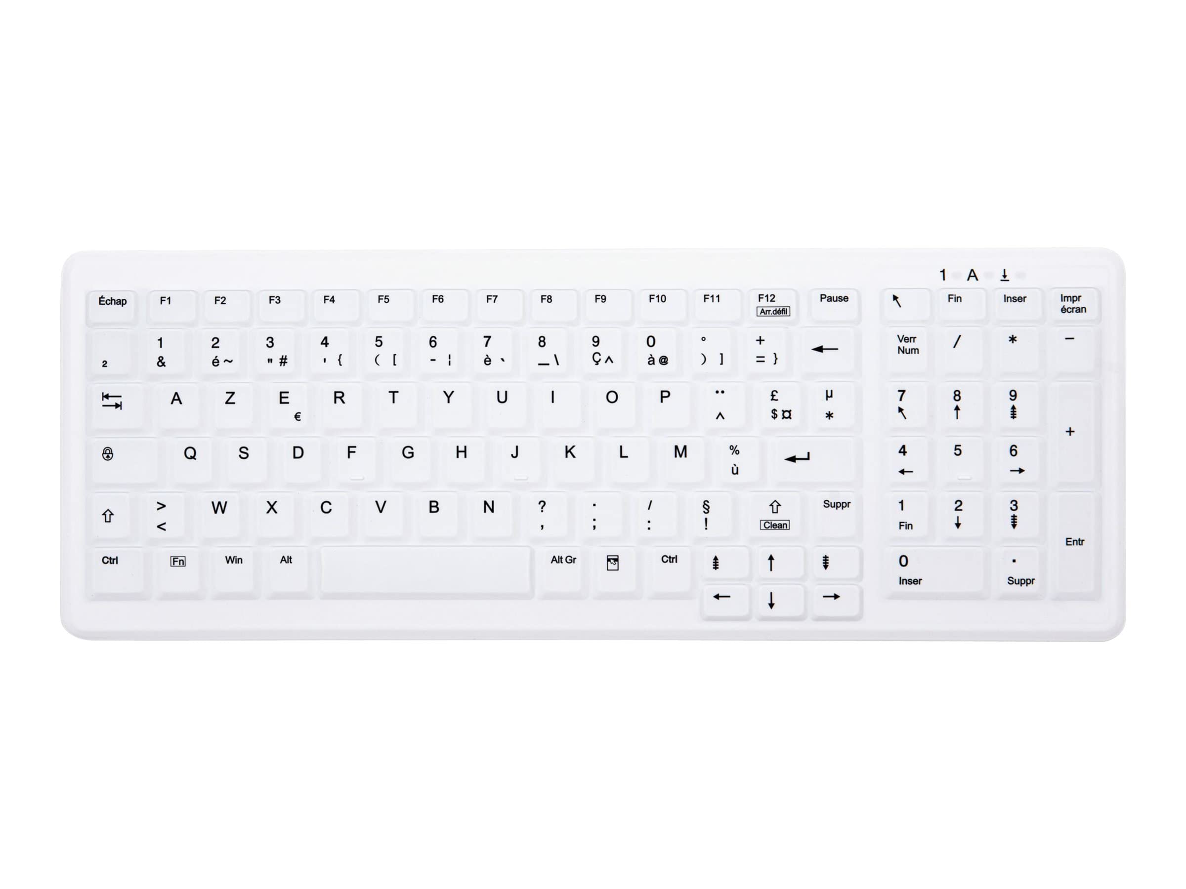 CHERRY Clavier AK-C7000 sans fil IP68 blanc (FR)