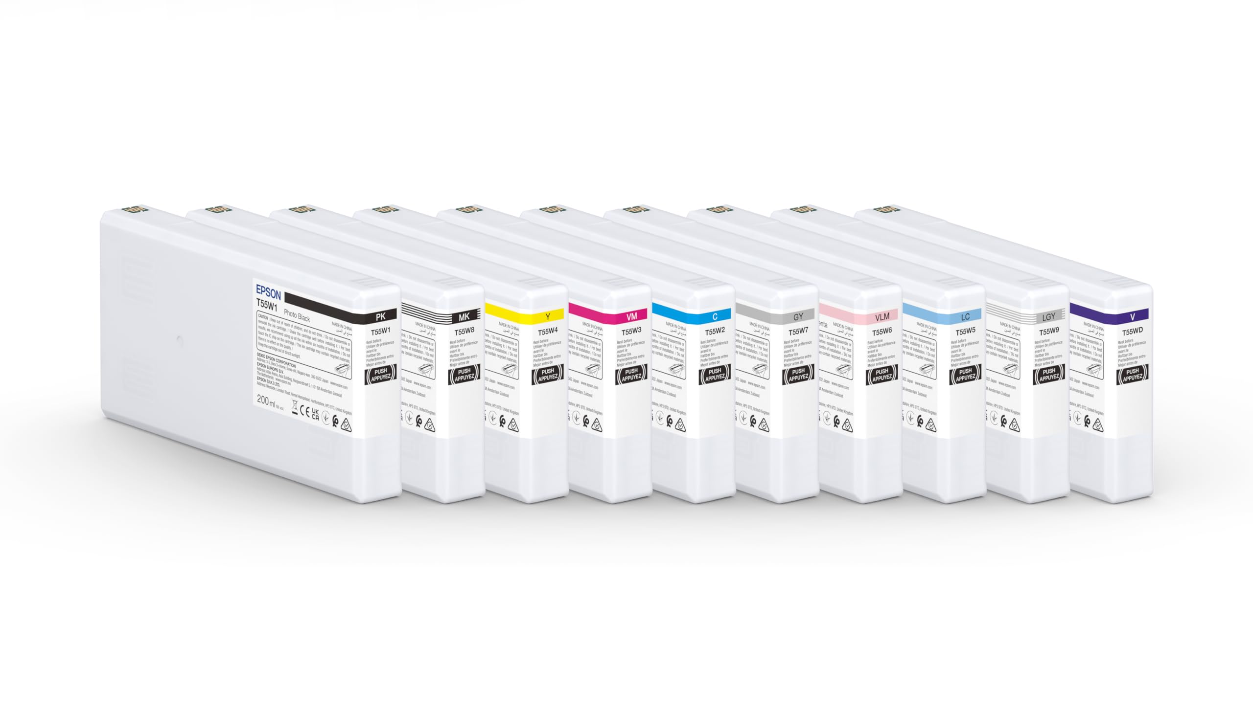 EPSON 1LB T55WD Violet Ink Cartridge 200ml